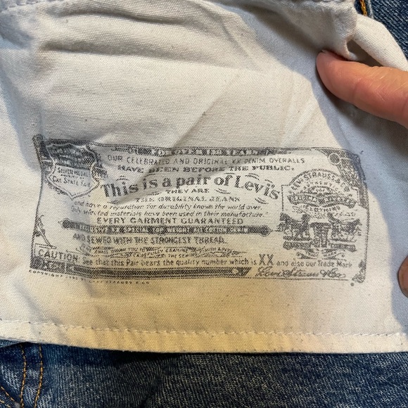 Men's Levi's 501 Original Dark Stone washed  Jeans 44 x 30 - Picture 8 of 9